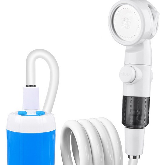 Rural dormitory bathing wonder, household rental, outdoor electric portable simple self-priming shower head, electric showerhead Item Picture