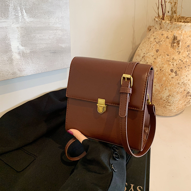 Spring French niche women's bags, 2025 new trendy commuter bag, crossbody bag, versatile women's ins small single-shoulder bag full figure