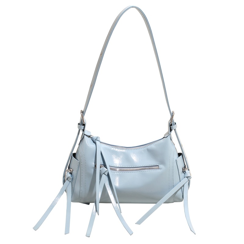 A fashionable and retro large-capacity single-shoulder bag for women, a new spring 2025 handbag with a fresh and light texture, a Korean-style casual bag Item Picture