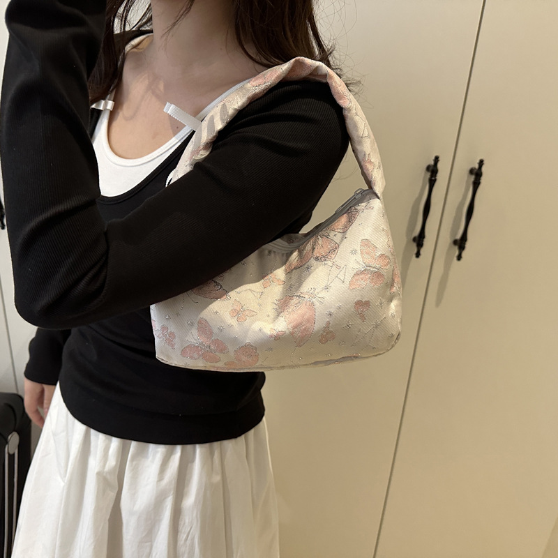 New Chinese-style bag for women with large capacity 2025, a versatile single-shoulder bag for summer, a high-end and niche bucket bag for ladies Specification drawing