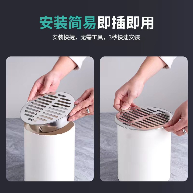 304 stainless steel floor drain filter screen, rooftop floor drain cover, roof sewer pipe, rat-proof, outdoor exposed platform drainage pipe Application Scenario
