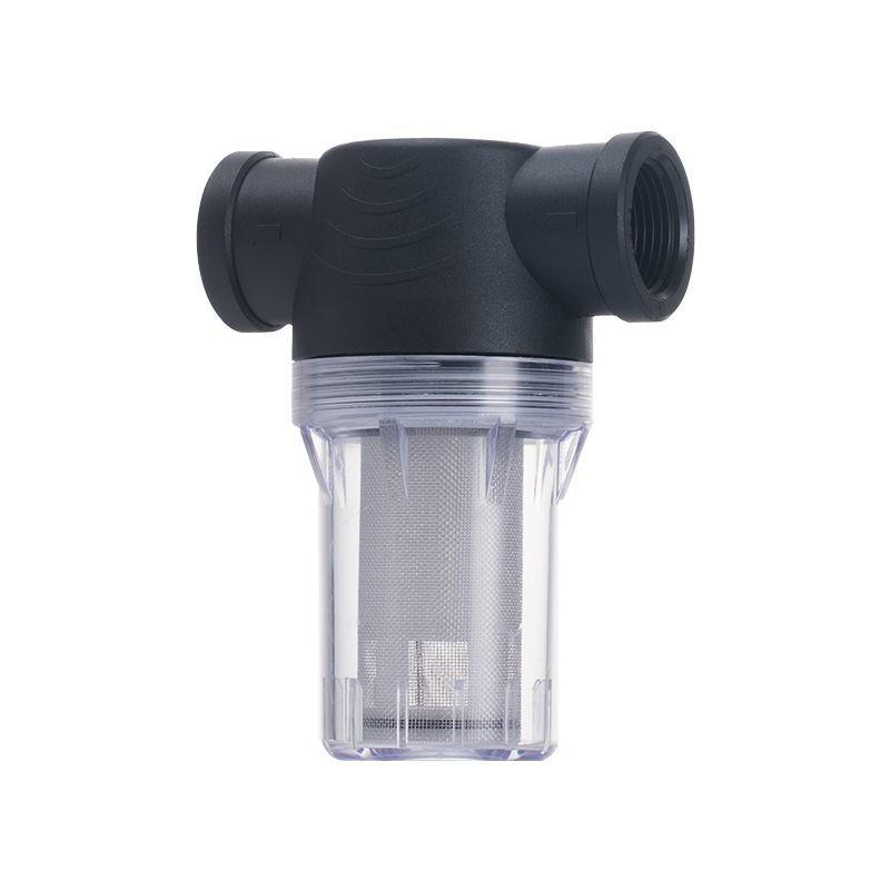 Stainless steel 6-inch pipeline pre-filter, car wash machine, transparent filter core, sand and hair collector, irrigation and sweeping Item Picture