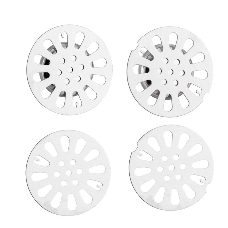 Odor-proof floor drain cover, sewer cover plate, stainless steel bathroom, bathroom anti-clogging, balcony floor drain filter screen, single use Item Picture