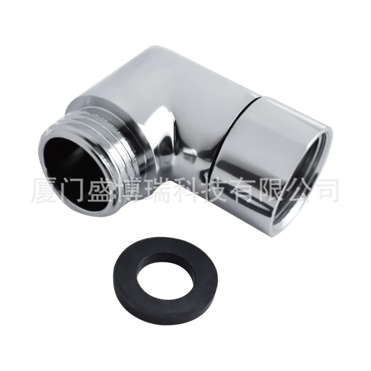 Right-angle adapter, 90-degree shower head with self-rotating adapter, two-in-one shower head quick adapter Specification drawing