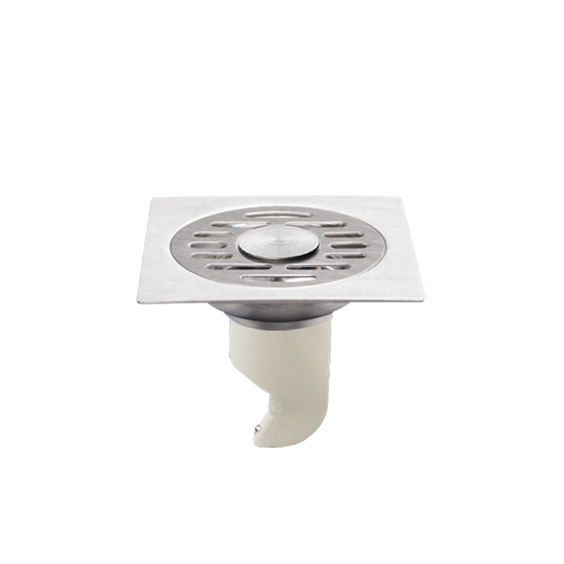 Stainless steel floor drain, anti-odor floor drain core, washing machine bathroom project, self-sealing deep water seal floor drain, bathroom Item Picture