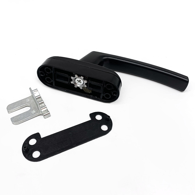 Wholesale door and window flip covers, two-point lock handles, lock buckles, old-fashioned casement Windows, broken bridge aluminum alloy interior and exterior opening window handles details Picture