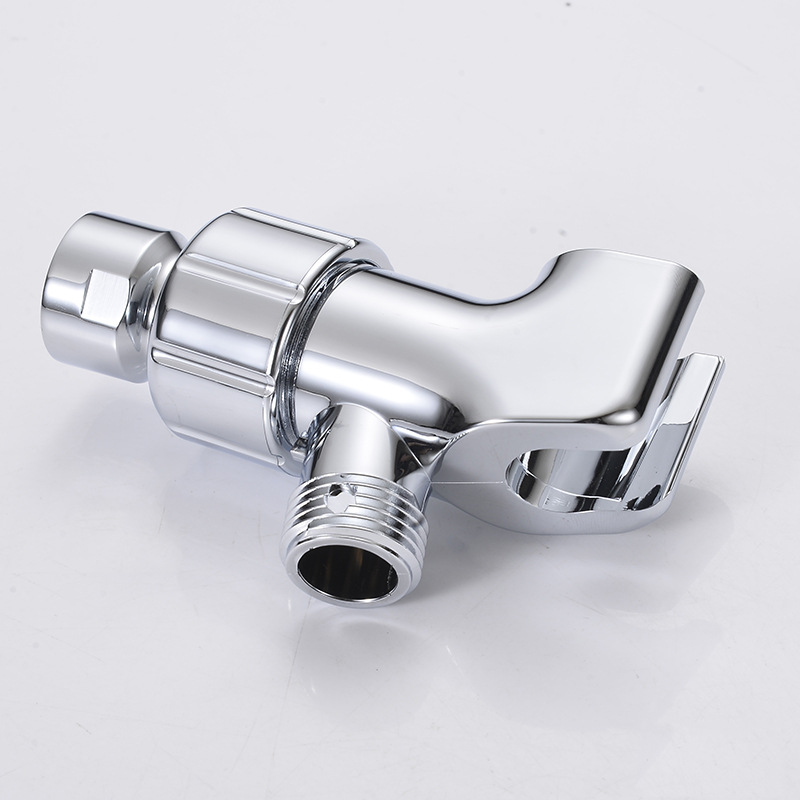 Copper ball head American-style water distributor, bathroom shower arm adapter, arm frame bracket, wall base, shower head, three-way socket Application Scenario