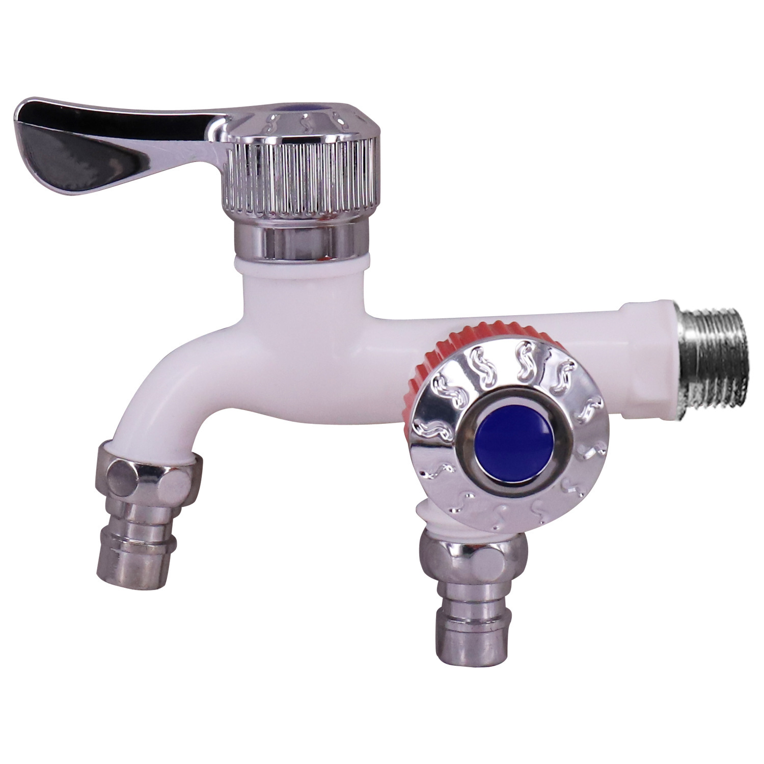 Multi-functional faucet, anti-freezing and anti-splash, household plastic washing machine faucet, kitchen dual-control and dual-purpose connector Item Picture