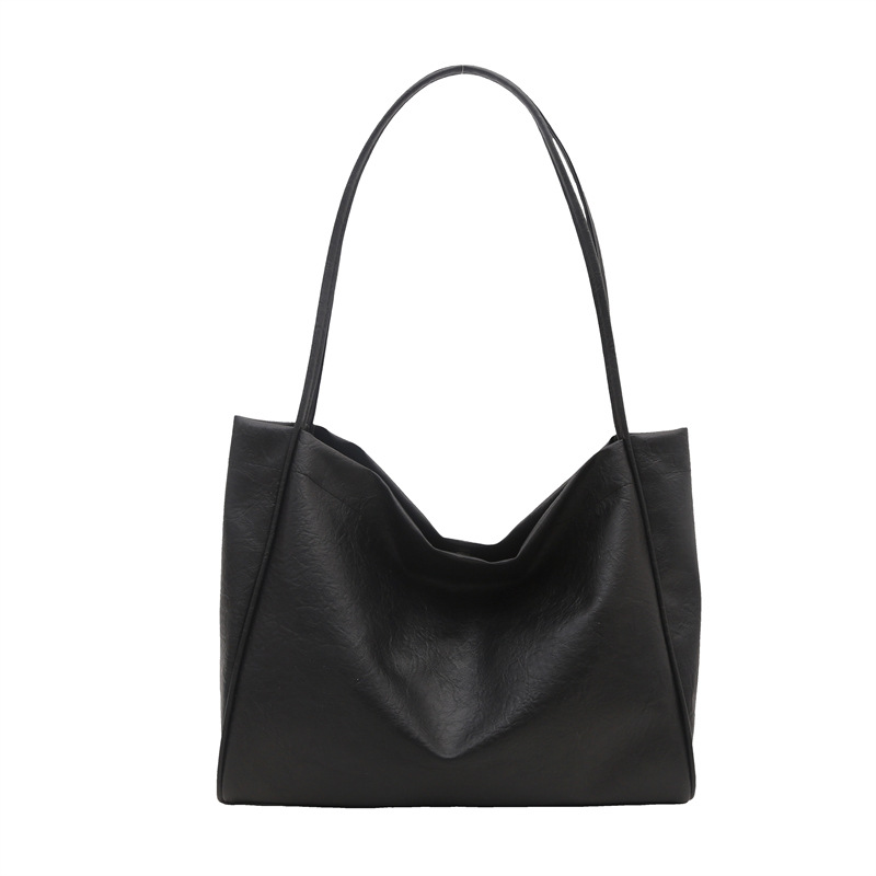A stylish and unique single-shoulder Instagram solid color trendy Korean-style bag for women, a simple and fashionable handbag and tote bag for women Item Picture