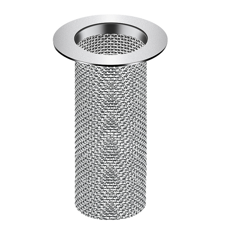 The stainless steel floor drain filter cover for the bathroom is suitable for preventing garbage, hair and clogging in the bathroom drain Item Picture
