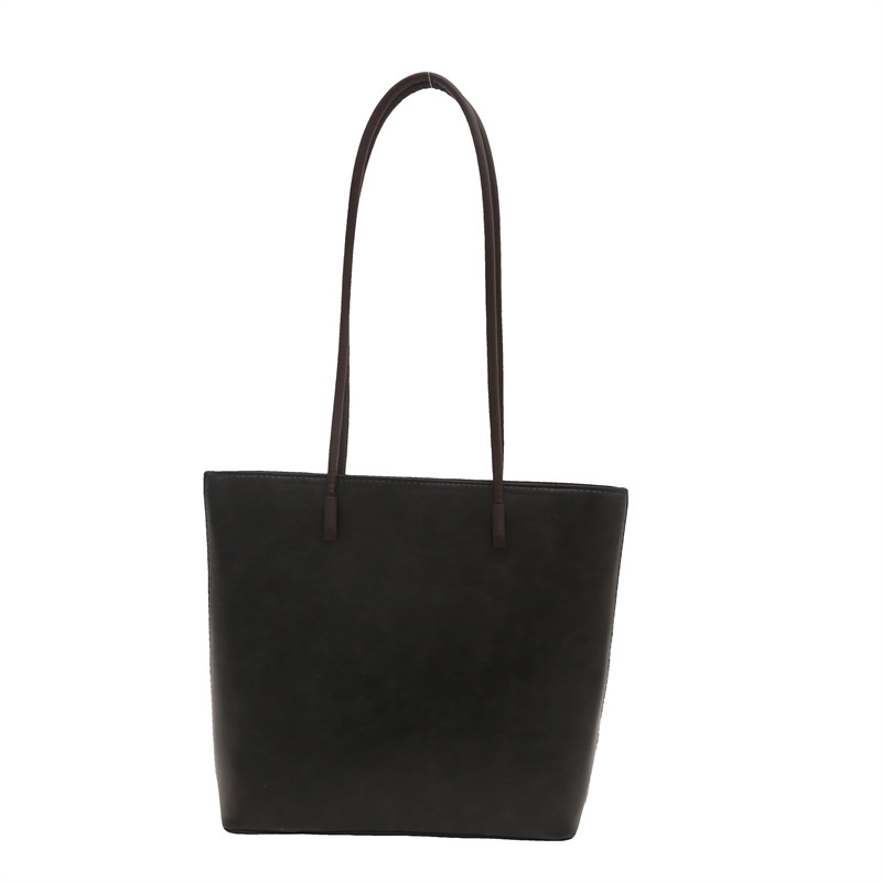 A new Korean spring 2025 vintage tote bag for women, versatile and large-capacity single-shoulder bag Item Picture