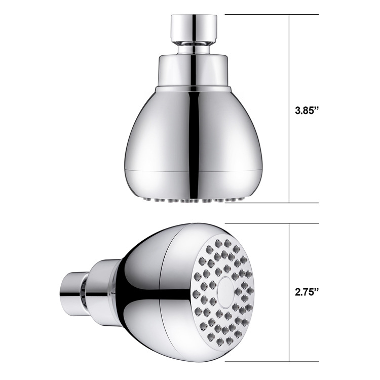 Original manufacturer Amazon cross-border high-pressure shower head, imported ABS raw material, 9-level electroplating process full figure