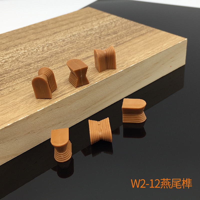 Factory stock of hardware wholesale, photo frame splicing, butterfly tenon, wooden door casing connection, tenon connection parts, mortise and tenon, dovetail tenon Specification drawing