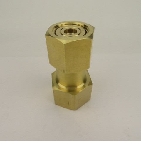 Pressure reducing valve connector CGA-320 to CGA-580-CO2 adapter carbon dioxide cylinder to flowmeter Specification drawing