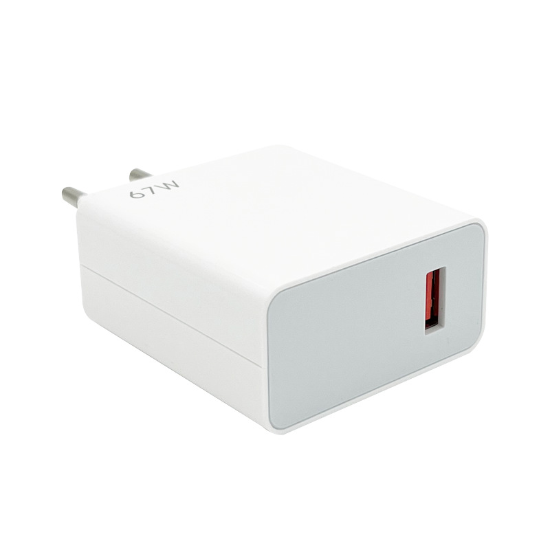 Suitable for Redmi note10pro+K40 Game Enhanced Edition Charger 67W Fast Flash Charging head, European standard Item Picture