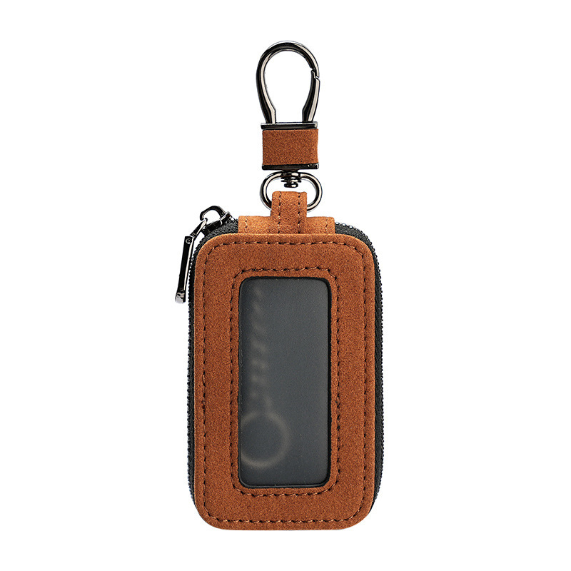 Cross-border new key case: General Motors key case, window cowhide car key case, Korean and Japanese zipper styles in multiple colors Item Picture