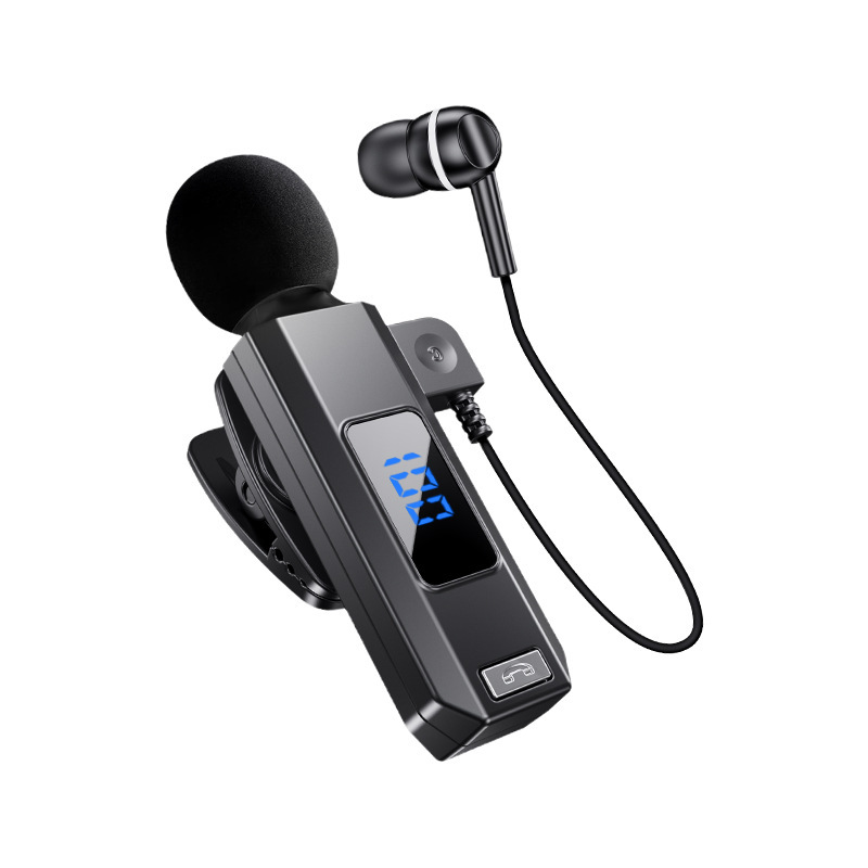 M1 Microphone Bluetooth Headphones, wireless sports, waterproof, sweat-proof, rider Special lapel type, compatible with Android and Apple devices Item Picture