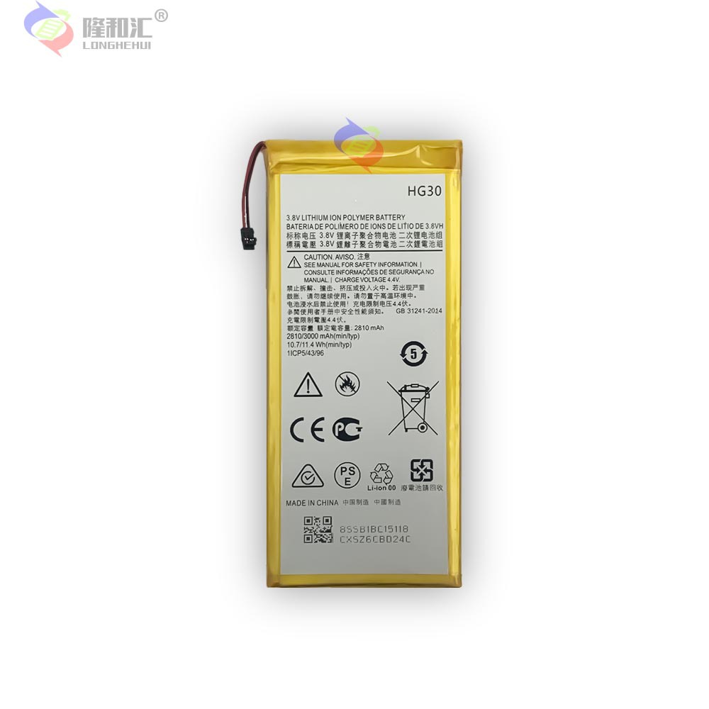 The HG30 built-in battery is brand-new and durable, suitable for MOTOROLA G5S/G5S Plus/G6/XT1806 mobile phones Item Picture