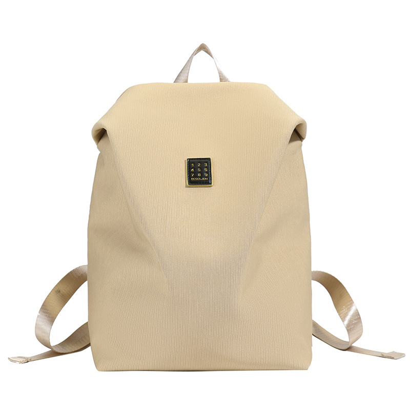 This backpack is light and airy for women, with a large capacity, a tablet, and is suitable for commuting. It is simple and casual for students and can be used with logos Item Picture