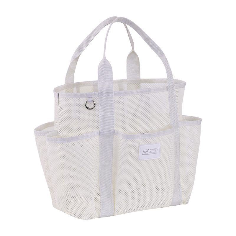 Cross-border new products: mesh beach bag, large-capacity travel swimsuit storage bag, portable swimming vacation storage bag Item Picture