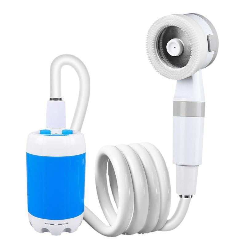 Outdoor bathing wonder, convenient for construction sites, dormitories, camping, simple shower, mobile wireless bath, rechargeable water pump Item Picture