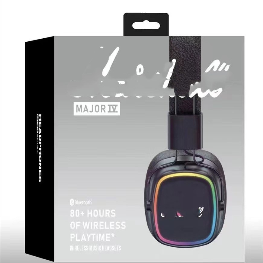 Cross-border new MAJOR IX fourth-generation Bluetooth headphones, over-ear computer headphones, running and sports wireless microphone details Picture