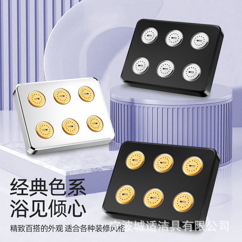 The small waist pressurized showerhead has a small top and a large water output. It is suitable for bathrooms, showers, and rain showers. It is a compact showerhead Application Scenario