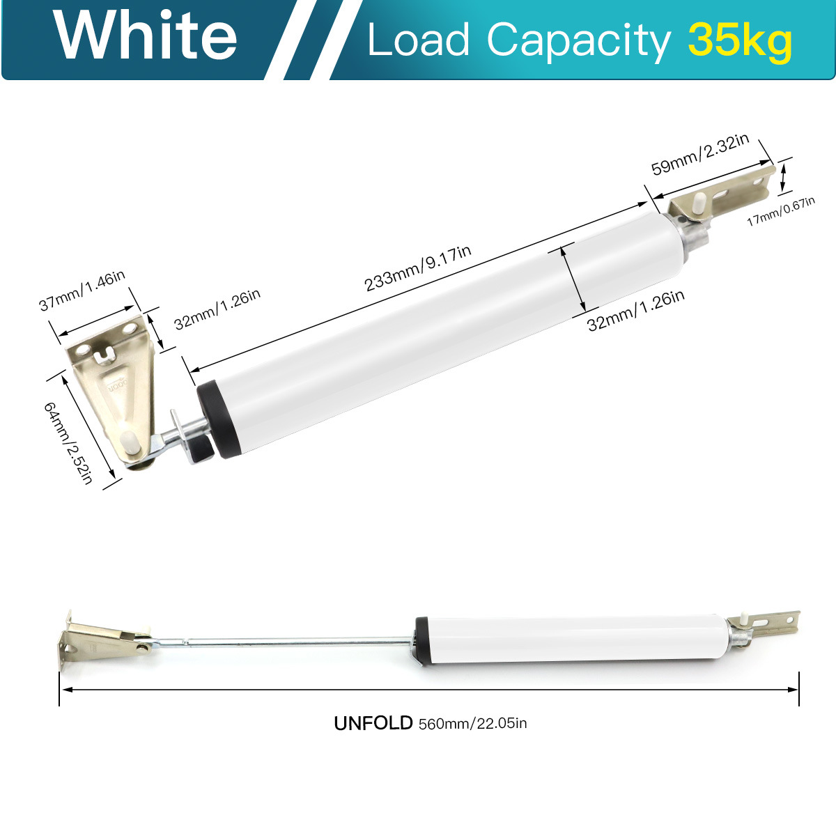 Door closer, air pressure buffer, automatic household door closing, silent wonder, simple rebound wooden door, aluminum frame door, easy to close Specification drawing