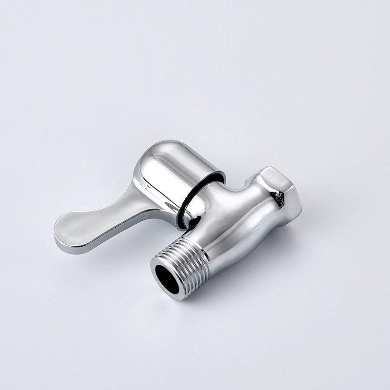 Brass quick-opening straight-through valve, 4-inch alloy copper core Angle valve, internal and external threaded water inlet valve, water flow regulating flow valve Specification drawing
