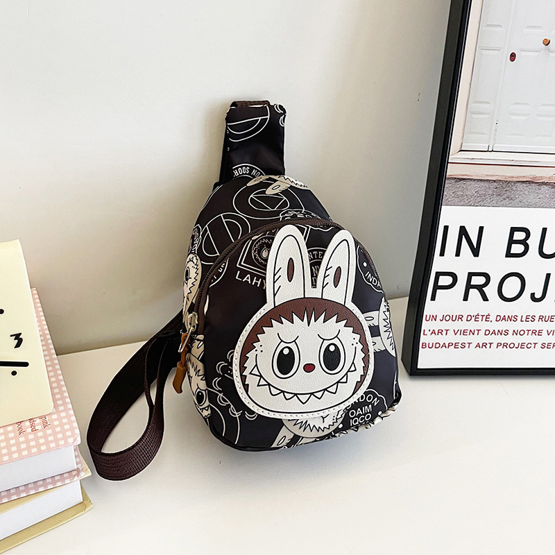 New children's chest bag, Bubble Mat cute cartoon coin purse, stylish nylon single-shoulder crossbody bag for both boys and girls details Picture
