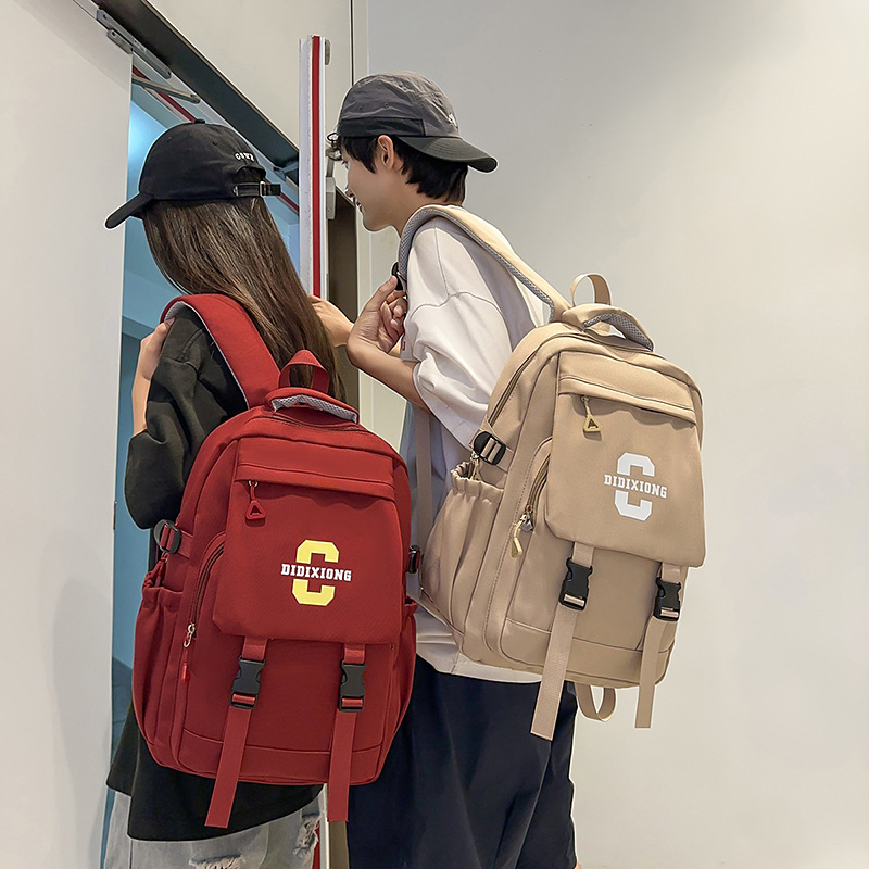Trendy schoolbag for boys, junior high school, senior high school and college students, 2025 new model, high appearance level, large capacity, thick and wear-resistant backpack details Picture