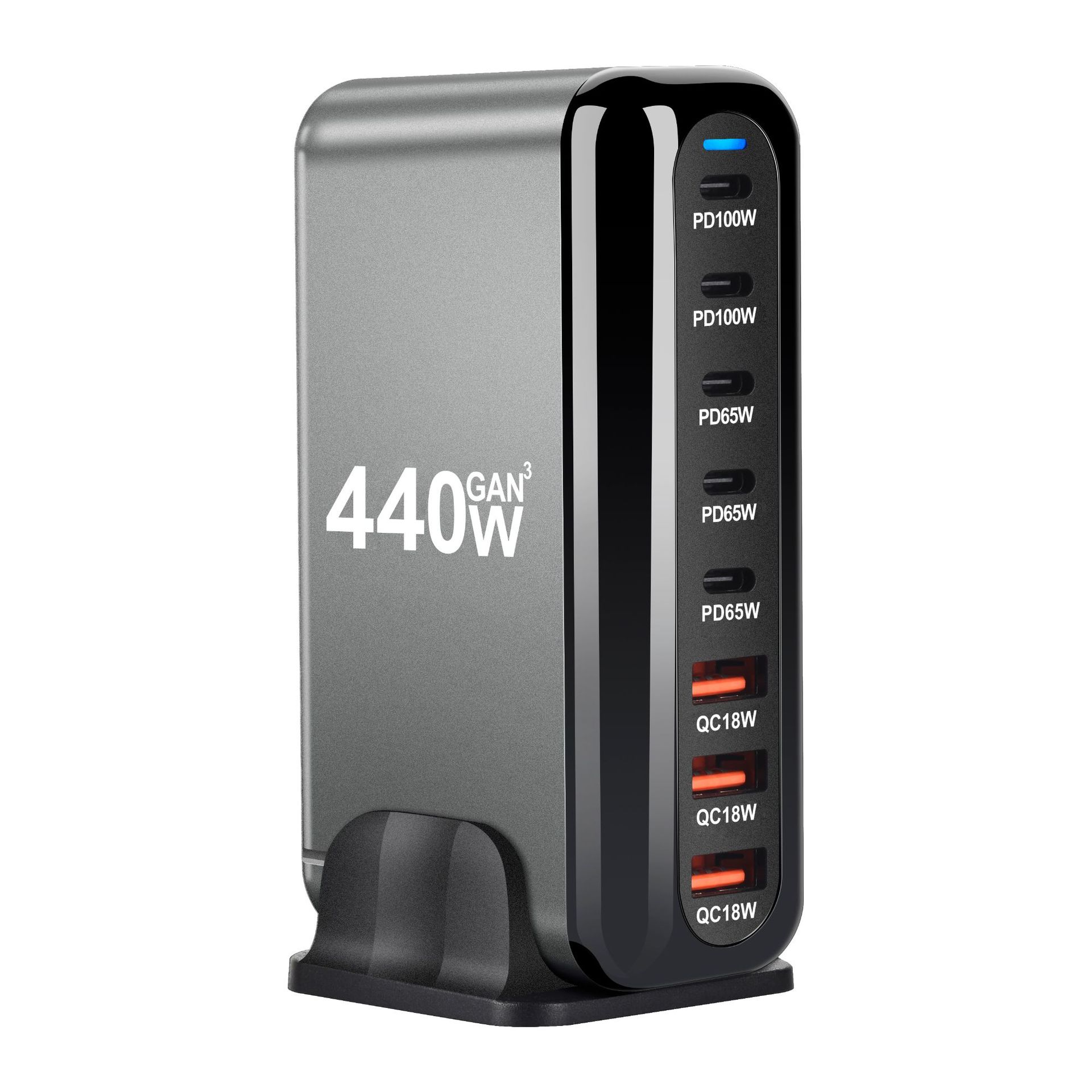 600W gallium nitride PD3.1 charger, 500W multi-port PD charger, 320W charger, 440W adapter Specification drawing