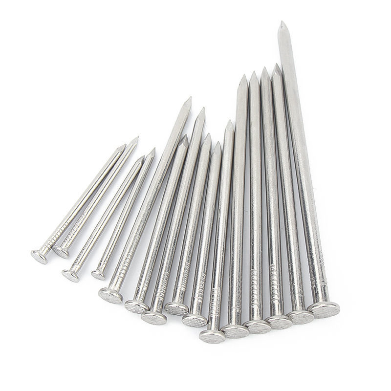304 stainless steel round nails, steel nails, Yuan nails, woodworking wood, cement nails, extended foreign nails, iron nails, floor nails Application Scenario