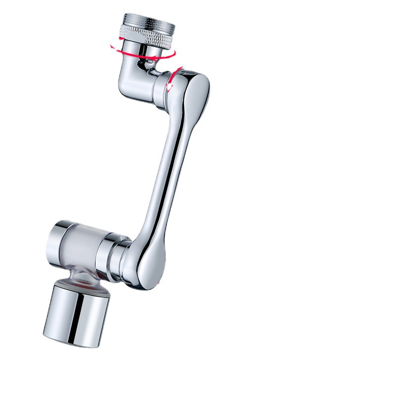 Mechanical arm, universal faucet, filter, splash-proof nozzle, multi-functional, rotatable, all-copper bubble maker, extender, cross-border Item Picture