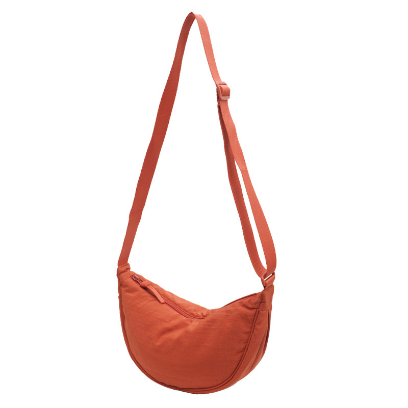 2025 New women's crossbody bag, nylon dumpling bag, fashionable and versatile women's shoulder bag, trendy and lightweight small cloth bag Item Picture