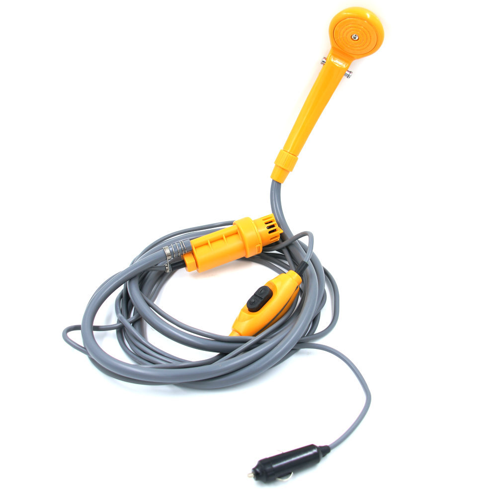 Car shower, outdoor camping, self-driving car shower, camping portable 12V electric shower head wholesale manufacturer details Picture