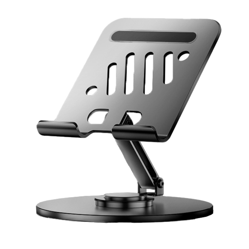Metal rotatable tablet desktop stand suitable for iPad tablet stand aluminum alloy lazy person Item Picture