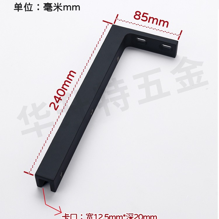 Glass pull rod, bathroom door, shower room, bathroom partition, anti-sway and anti-swing stainless steel Angle code support rod, fixed clamp Application Scenario