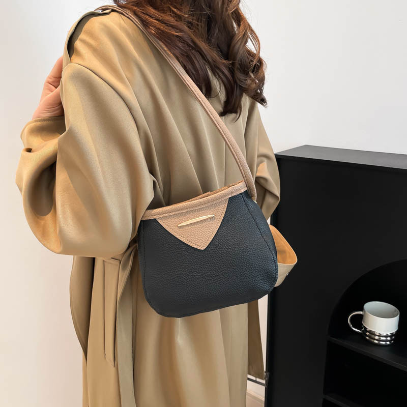 High-end small bag for women, new winter 2024 fashionable and versatile single-shoulder crossbody bag for commuting ladies, bucket bag Specification drawing