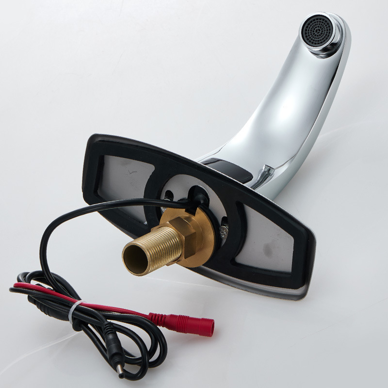 Fully automatic sensor faucet, cold and hot water intelligent sensor hand washing basin faucet, infrared medical faucet details Picture