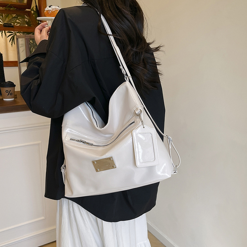 Simple handbag for women, Spring 2025 new Korean style, versatile, high-end, fashionable, casual and trendy underarm single-shoulder bag details Picture