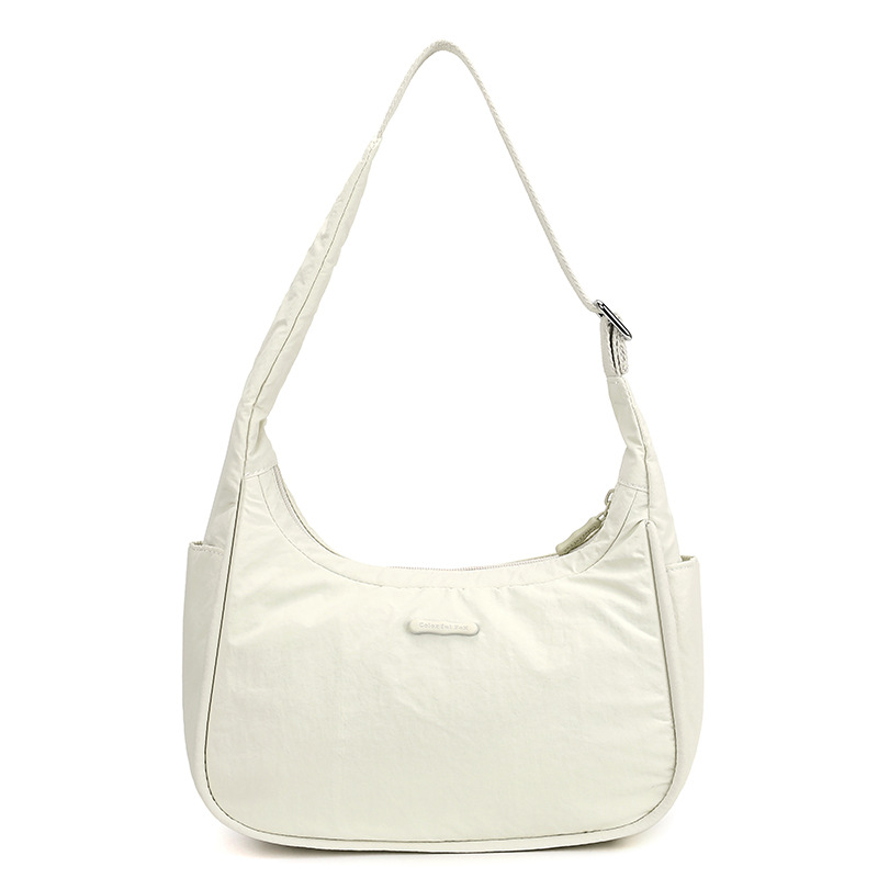 Colorful Fox Korean version's new simple and versatile solid color single-shoulder bag for women, daily commute to work and underarm bag Item Picture