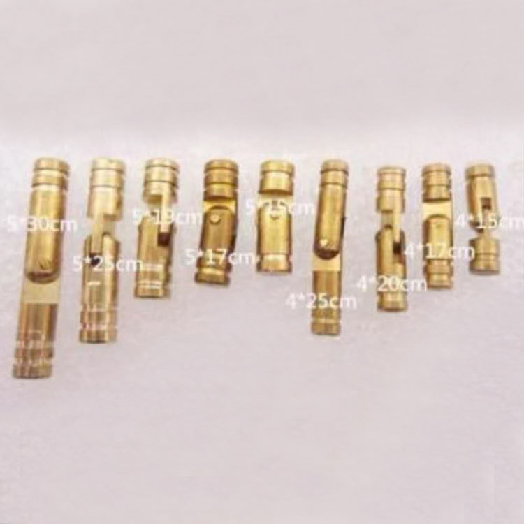 Factory direct supply cylindrical hinge gift box, hardware support, brass cylindrical hinge, wooden box hinge, pure copper concealed hinge details Picture