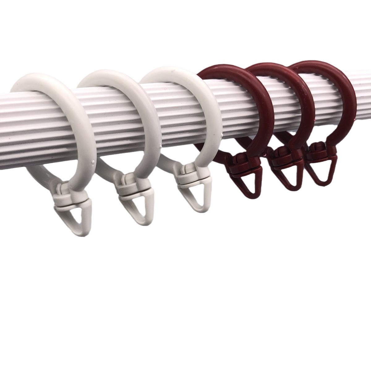 Curtain hooks, curtain rings, curtain hanging rings, curtain buckles, silent Roman rod rings, curtain rods, curtain accessories Item Picture