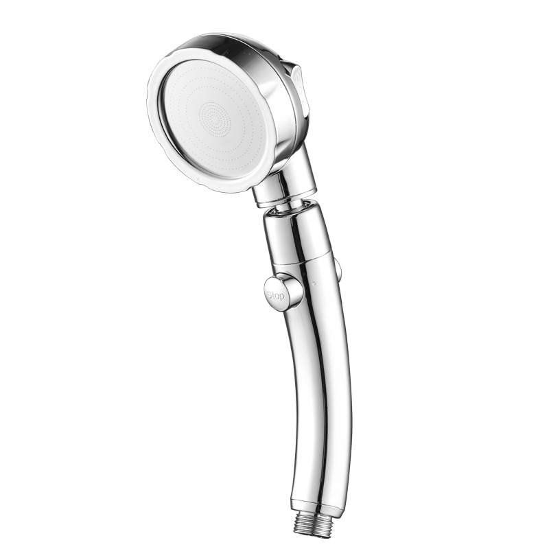 【 Factory Wholesale 】 Shower Pressurized handheld Showerhead set, cross-border pressurized simple bathroom bathing single head Item Picture