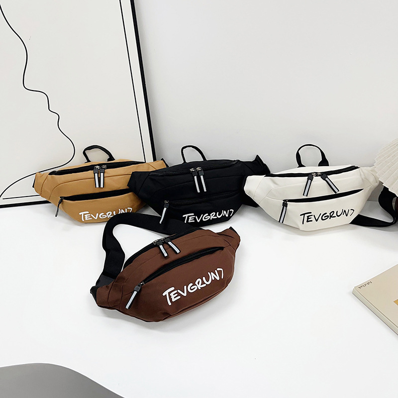 Crossbody bag, trendy sporty small backpack, casual female student, Japanese-style single-shoulder bag, versatile letter saddle bag Application Scenario