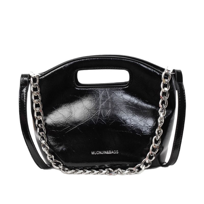 Cross-border high-end chain handbag for women 2025 new style, fashionable solid color single-shoulder bag, trendy and simple crossbody bag for women Item Picture