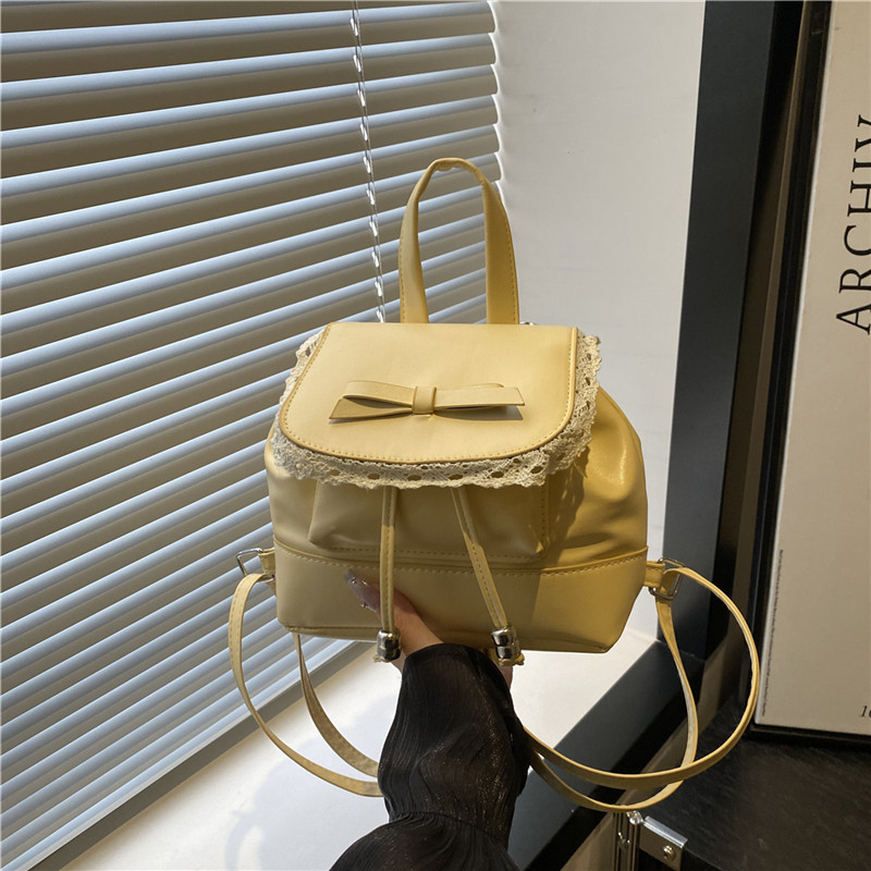 New fashionable school-style backpack, a versatile and high-end handbag for women, a cute ballet-style small backpack full figure
