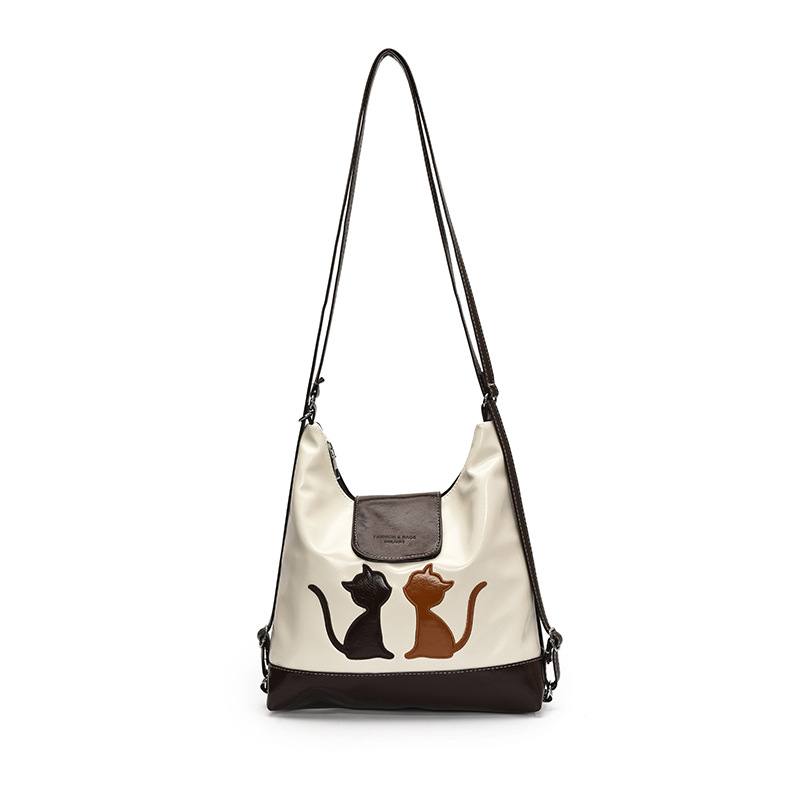 The new women's 2025 large-capacity backpack is a multi-functional and versatile single-shoulder tote bag for commuting to school and work Item Picture