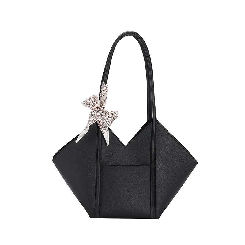 A niche design bow hand-held small bag for women, Spring 2025 new large-capacity single-shoulder bag, trendy underarm pouch Item Picture